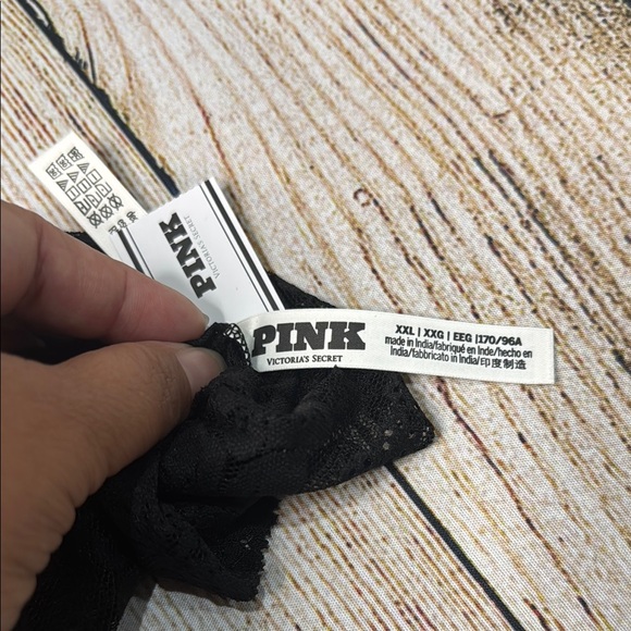 NWT PINK Victoria's Secret Panty Wink Wide-Waist Thong XXL - Picture 6 of 8